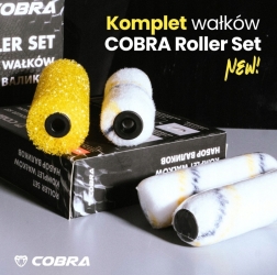 Novol COBRA Roller Set Wałki - zestaw wałków do powłoki (91624) - KOMPLET WAŁKÓW COBRA