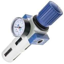 Rectus Odwadniacz Filtr Powietrza z Reduktorem OFR-1/2-MIDI do kompresora - RQS (OFR-1/2-MIDI) - Odwadniacz powietrza z reduktorem RECTUS OFR-1/2-MIDI (Filtr / Manometr / Osuszacz) - RQS 1/2"